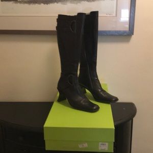 Goffrido Fantini Nera Black Leather Boots